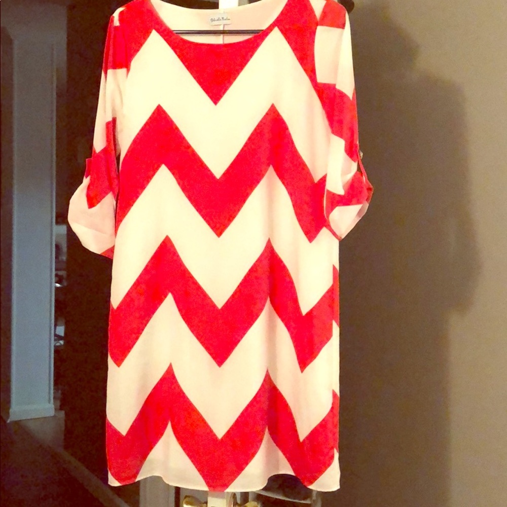 Chevron Shift Dress